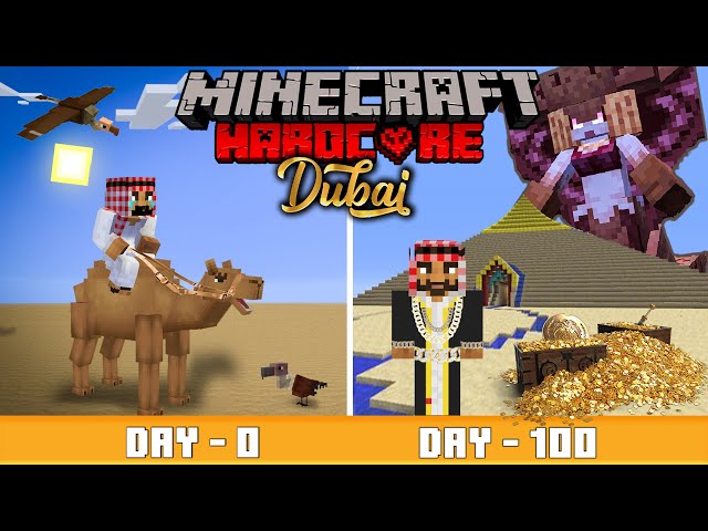 #Minecraft #gaming 100 Days IN ANCIENT DUBAI (Treasure) Minecraft